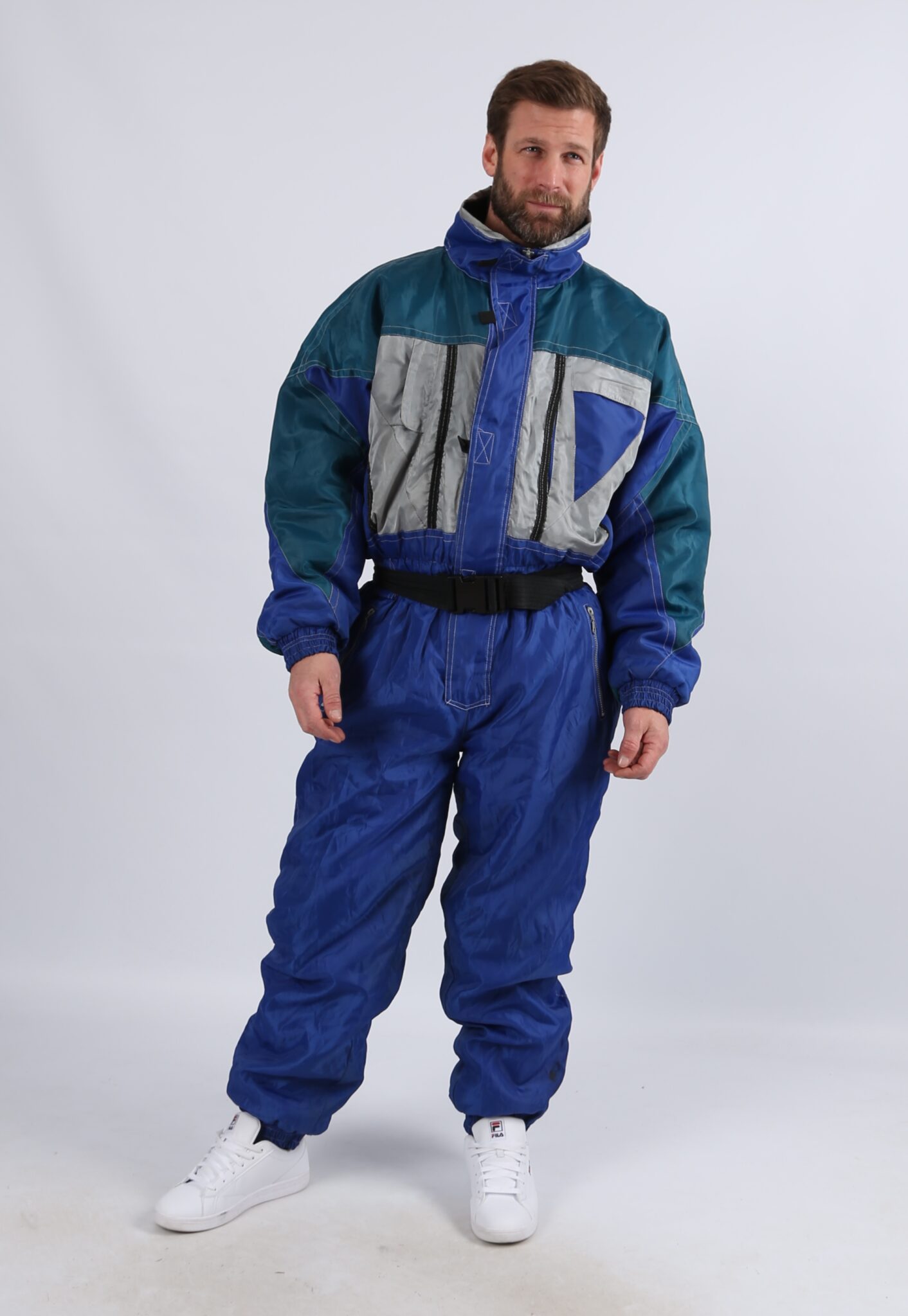 Vintage BIWANG Full Ski Suit 90’s UK L 42 – 44″ Chest (E3K) – JoJo Ski