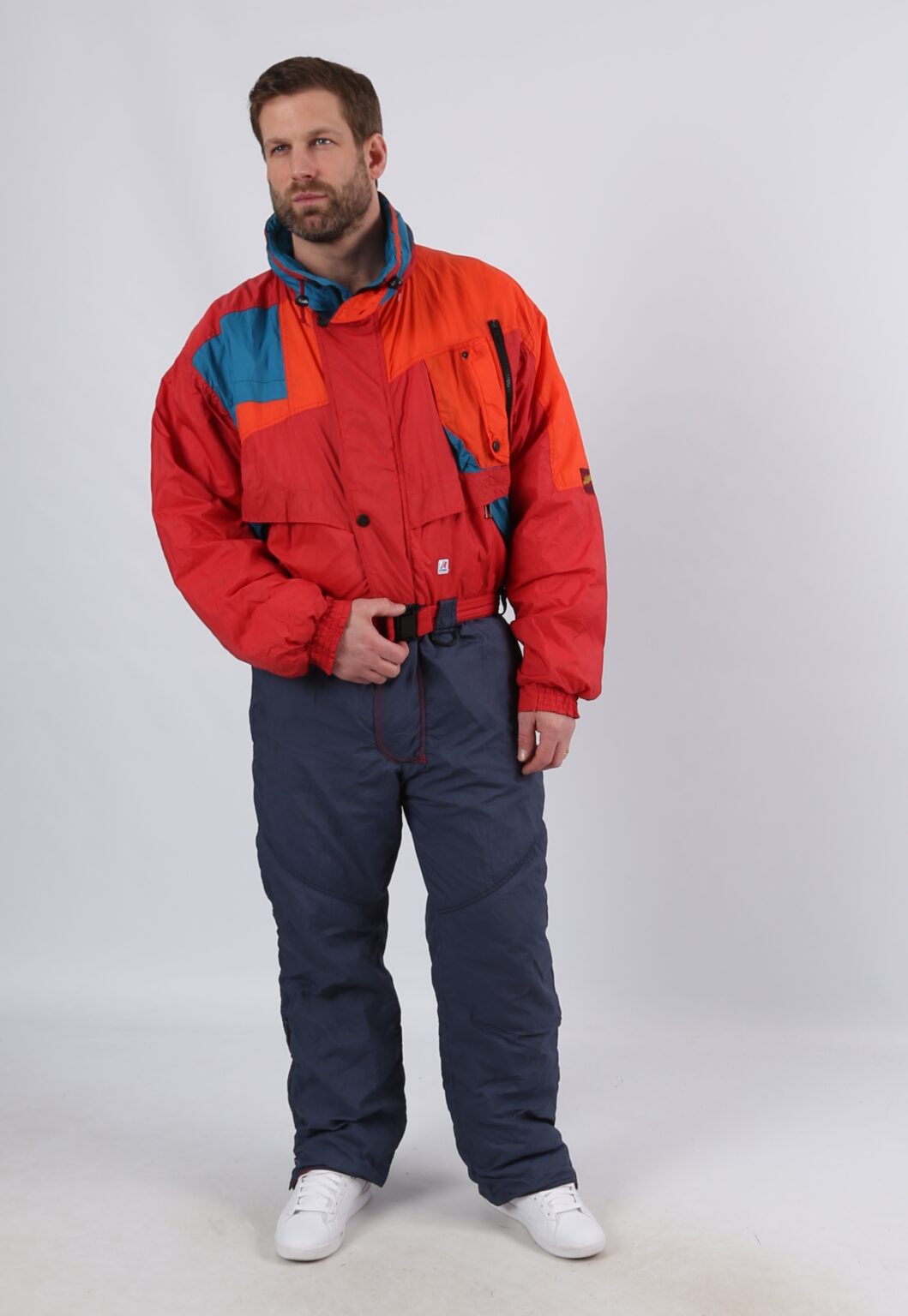 Vintage K-WAY Full Ski Suit 90’s UK L 42 – 44″ Chest (EDY) – JoJo Ski