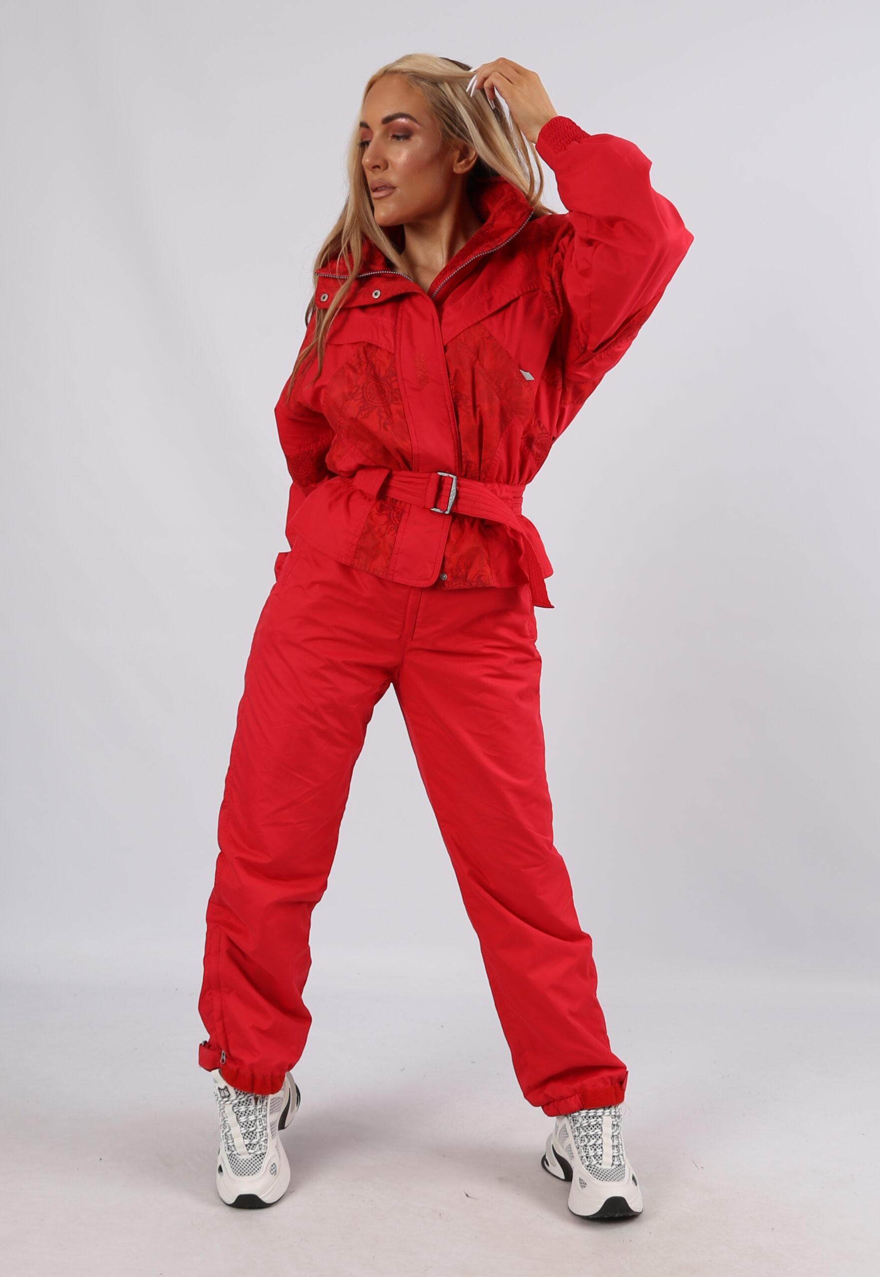 Vintage Women's Sweatpants - Red - XS