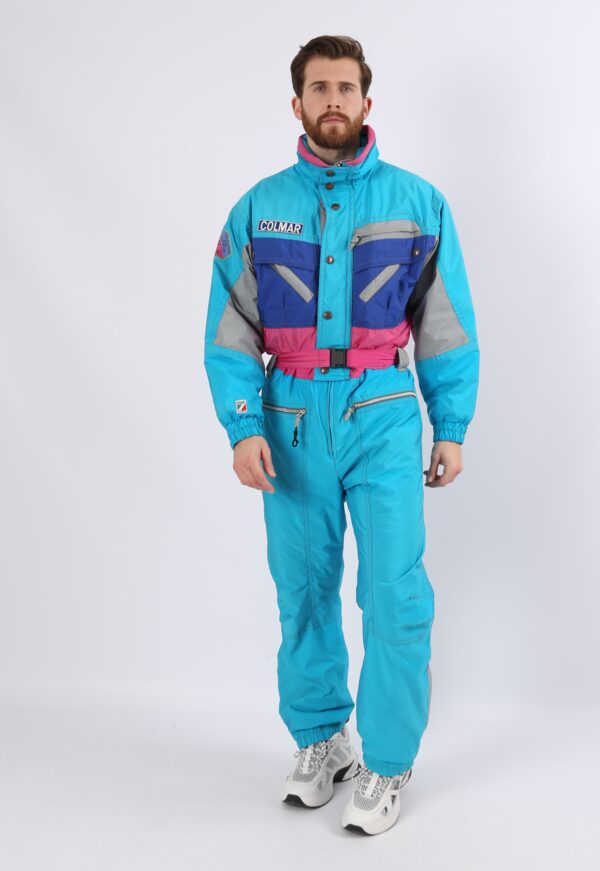 Vintage 90’s COLMAR Full Ski Suit UK S 36 – 38″ Chest (7CO) – JoJo Ski